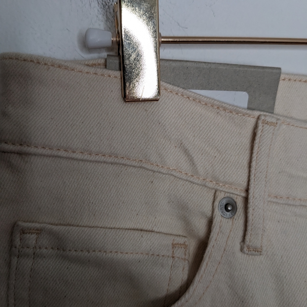 Women's Cream Jeans - Picture 7 of 8